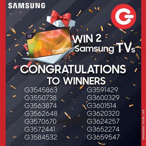 samsung lottery winners 2023|Review competition winner announcement .